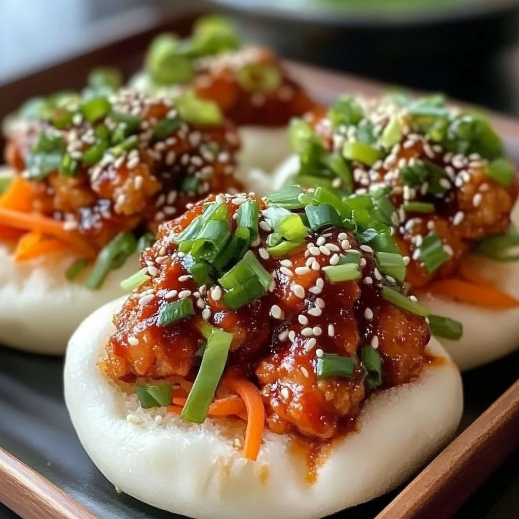 Korean Chicken Bao Buns