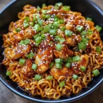 Korean Spicy Chicken Noodles