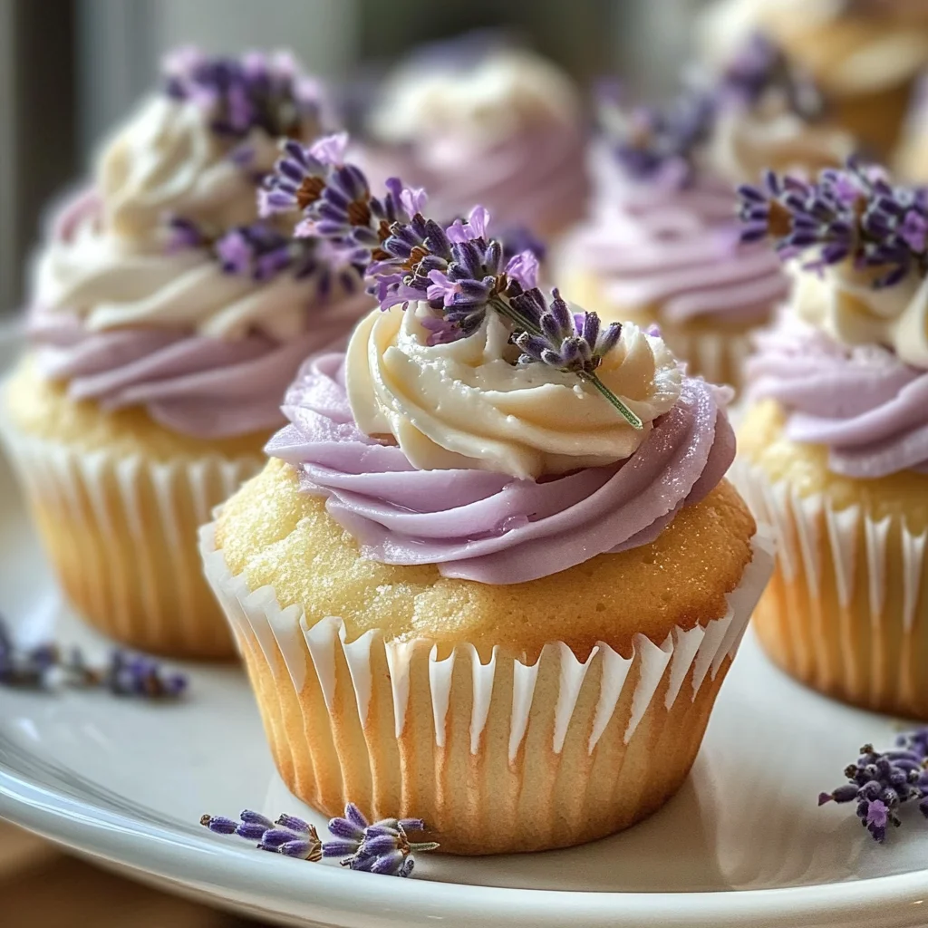 Lavender Honey Cupcakes