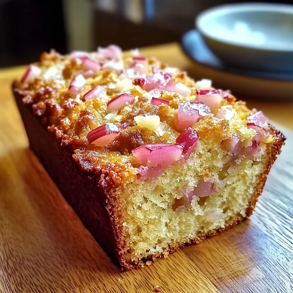 Lemon Rhubarb Loaf