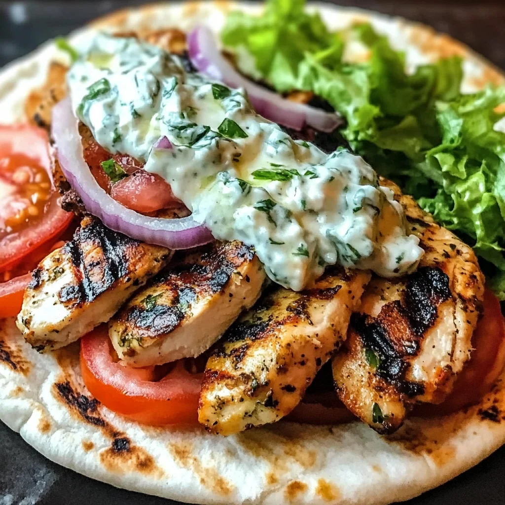 Make Flavorful Greek Chicken Gyros with Tzatziki Today!