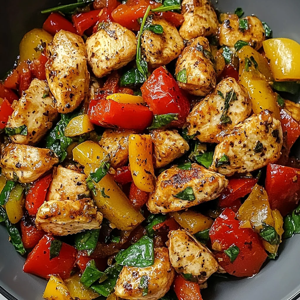Mediterranean Chicken Stir Fry