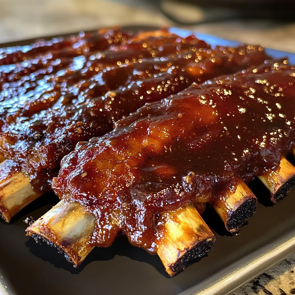 Oven Baked BBQ Ribs – Sweet, Sticky & Tender Every Time!