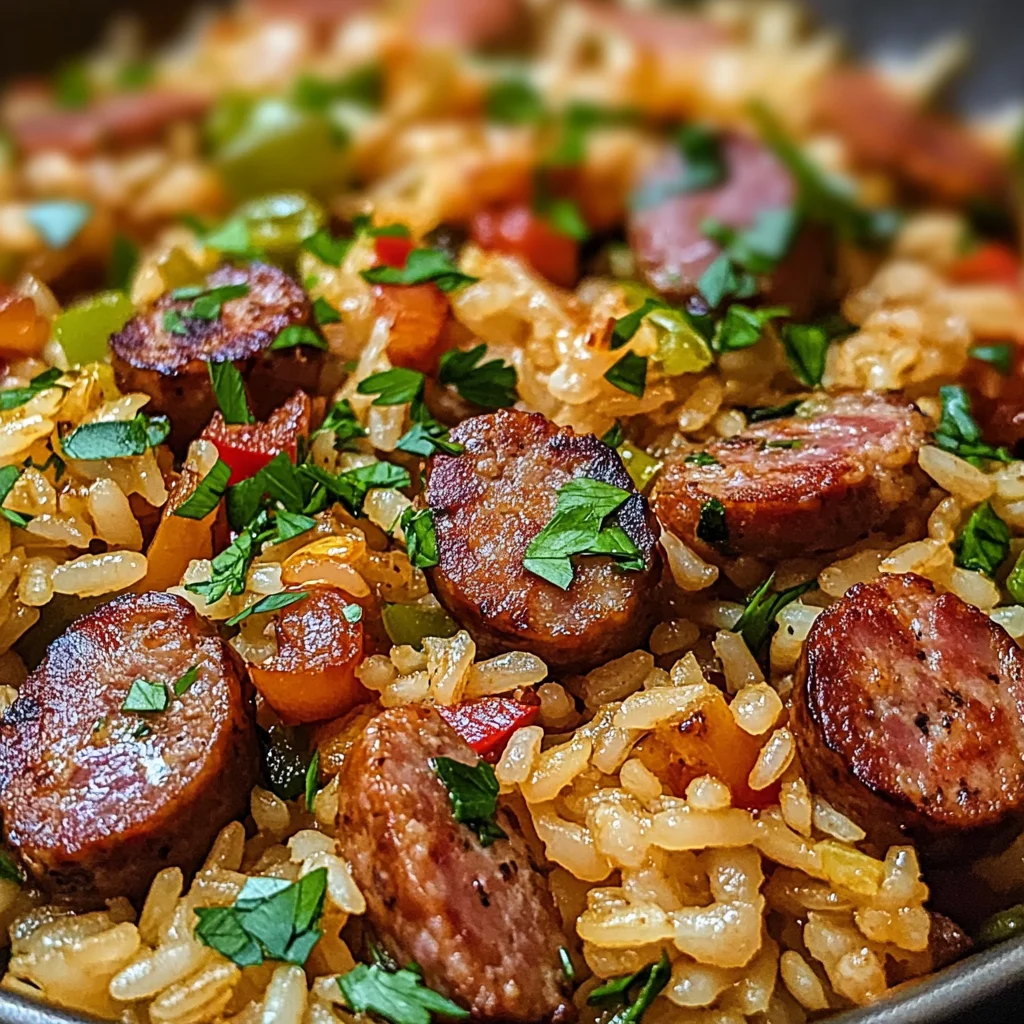 Sausage Rice Skillet