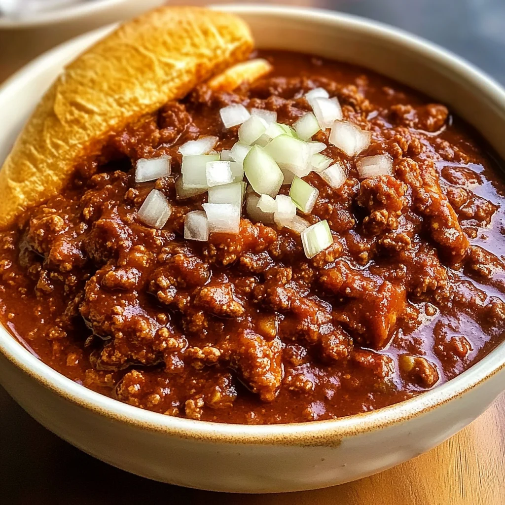 Traditional Hot Dog Chili Sauce